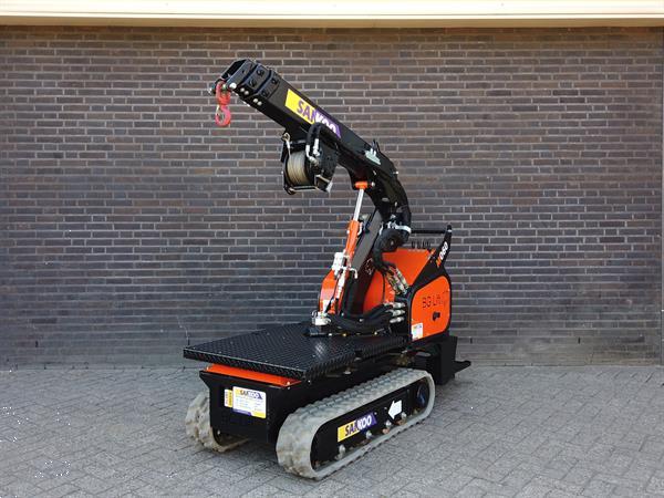 Grote foto bg lift m060 minihijskraan compactkraan bglift tuin en terras werktuigen