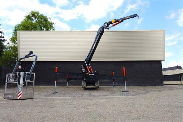 Grote foto bg lift m400 minihijskraan compactkraan bglift tuin en terras werktuigen