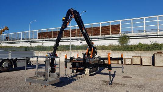 Grote foto bg lift m400 minihijskraan compactkraan bglift tuin en terras werktuigen