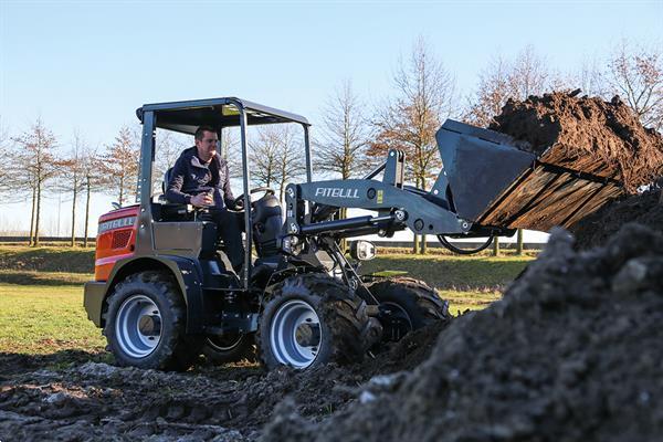 Grote foto pitbull x24 36 kniklader shovel loader tuin en terras werktuigen