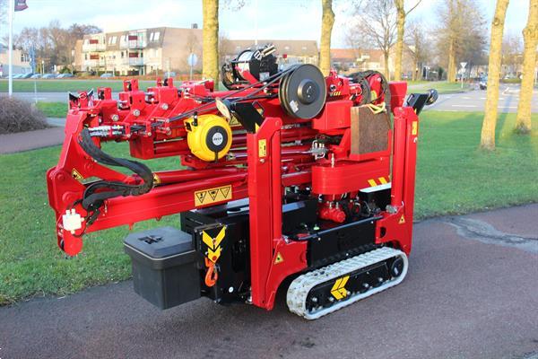 Grote foto hoeflon sk6 minikraan compact kraan tuin en terras werktuigen