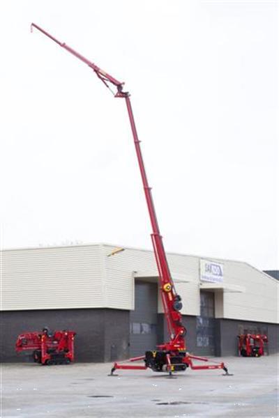 Grote foto hoeflon sk6 minikraan compact kraan tuin en terras werktuigen
