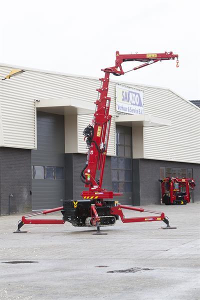 Grote foto hoeflon sk6 minikraan compact kraan tuin en terras werktuigen