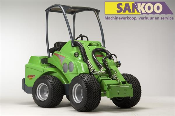 Grote foto avant 640t kniklader shovel loader schranklader tuin en terras werktuigen
