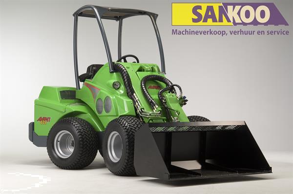 Grote foto avant 640t kniklader shovel loader schranklader tuin en terras werktuigen