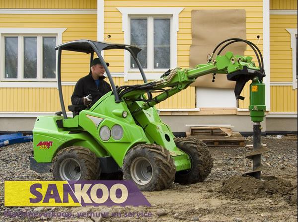 Grote foto avant 640t kniklader shovel loader schranklader tuin en terras werktuigen