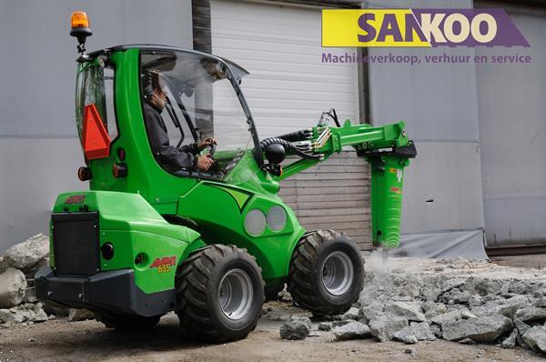 Grote foto avant 640t kniklader shovel loader schranklader tuin en terras werktuigen
