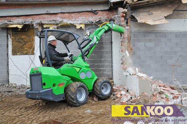 Grote foto avant 640t kniklader shovel loader schranklader tuin en terras werktuigen