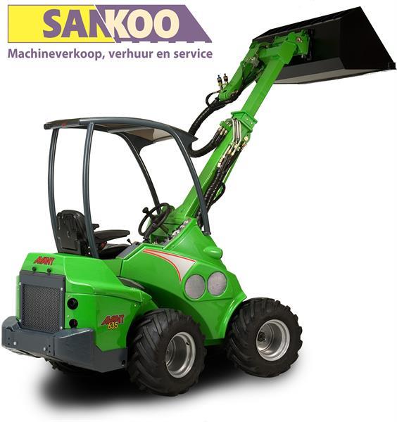 Grote foto avant 640t kniklader shovel loader schranklader tuin en terras werktuigen