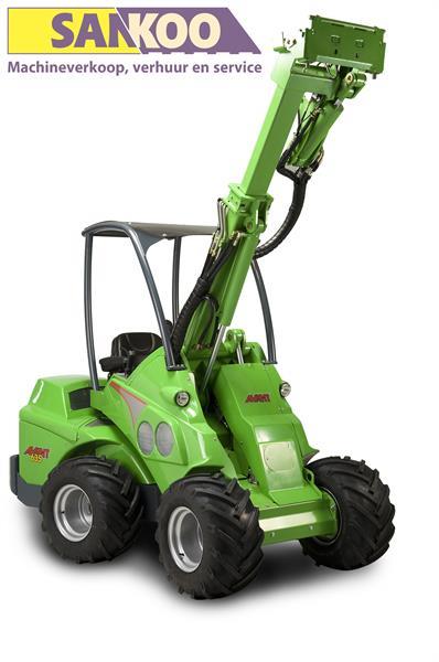 Grote foto avant 640t kniklader shovel loader schranklader tuin en terras werktuigen