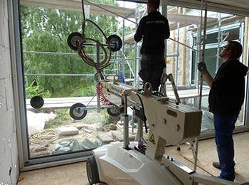 Grote foto robby 420 glasrobot glaslift tuin en terras werktuigen