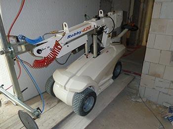 Grote foto robby 420 glasrobot glaslift tuin en terras werktuigen