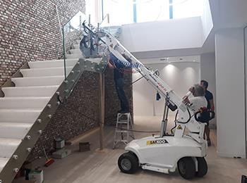 Grote foto huren robby 420 glasrobot glaslift tuin en terras werktuigen