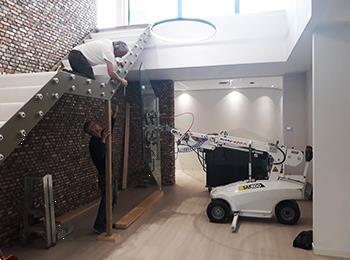 Grote foto huren robby 420 glasrobot glaslift tuin en terras werktuigen