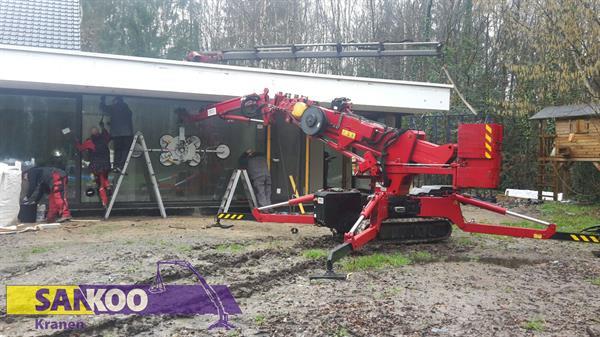 Grote foto huren sankoo mhk sk10 minikraan compact kraan tuin en terras werktuigen