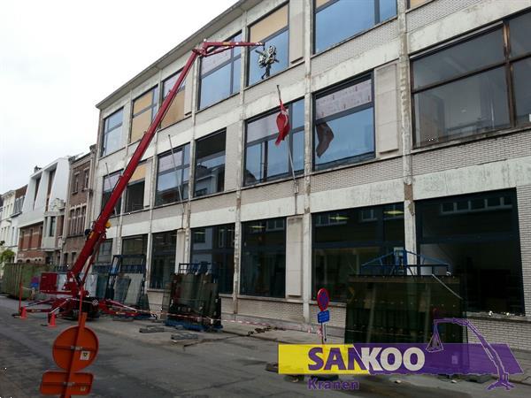 Grote foto huren sankoo mhk sk10 minikraan compact kraan tuin en terras werktuigen