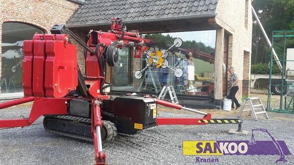 Grote foto huren sankoo mhk sk10 minikraan compact kraan tuin en terras werktuigen