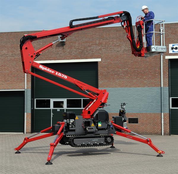 Grote foto huren platform basket spider 15.75 spin rupshoogwerker tuin en terras werktuigen