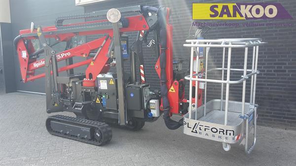 Grote foto huren platform basket spider 15.75 spin rupshoogwerker tuin en terras werktuigen