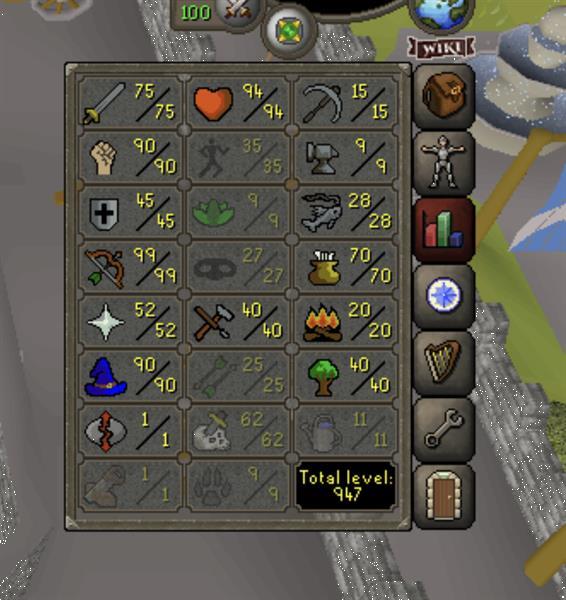 Grote foto osrs account te koop 99 range spelcomputers games overige toebehoren