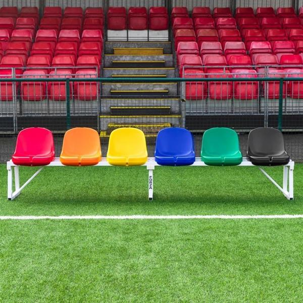 Grote foto tribune zitje met rugsteun sport en fitness voetbal