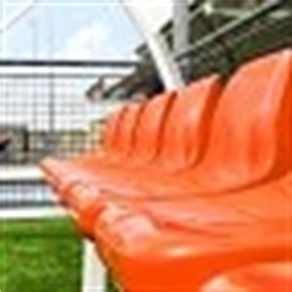 Grote foto tribune zitje met rugsteun sport en fitness voetbal