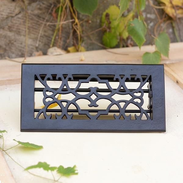 Grote foto verstelbaar luchtrooster ventilatierooster voor een oven of huis en inrichting kachels en openhaarden