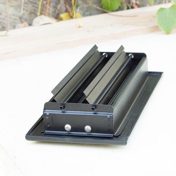 Grote foto verstelbaar luchtrooster ventilatierooster voor een oven of huis en inrichting kachels en openhaarden