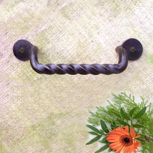 Grote foto smeedijzeren handvat antieke deurgrepen vintage handvat la doe het zelf en verbouw materialen en producten