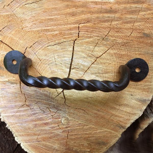 Grote foto smeedijzeren handvat antieke deurgrepen vintage handvat la doe het zelf en verbouw materialen en producten