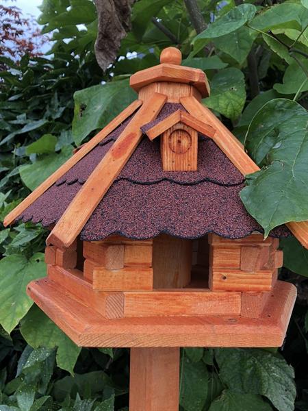 Grote foto staand vogelhuis mooi ontwerp met voederunit super mooi o tuin en terras overige tuin en terras