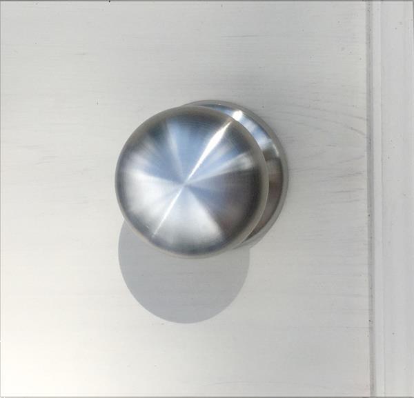 Grote foto top rvs deurbeslag deurknop knop voor de deur met bevei doe het zelf en verbouw materialen en producten