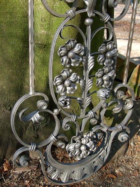 Grote foto smeedijzeren hekwerk element tuin en terras hekken en schuttingen