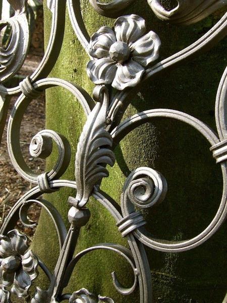 Grote foto smeedijzeren hekwerk element tuin en terras hekken en schuttingen