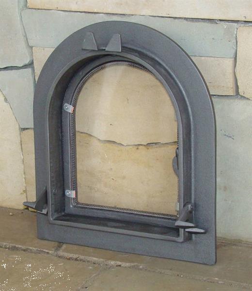 Grote foto 1 ovendeur voor de kachel of oven gietijzer glas. huis en inrichting kachels en openhaarden