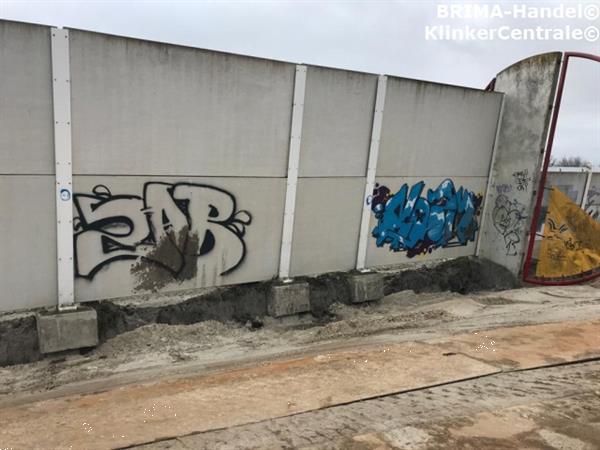 Grote foto gewapende betonplaten megaplaten betonwanden geluidscherm doe het zelf en verbouw materialen en producten