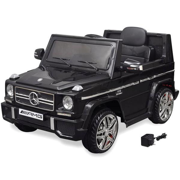 Grote foto vidaxl elektrische auto mercedes benz g65 suv 2 motors zwart kinderen en baby speelgoed voor jongens