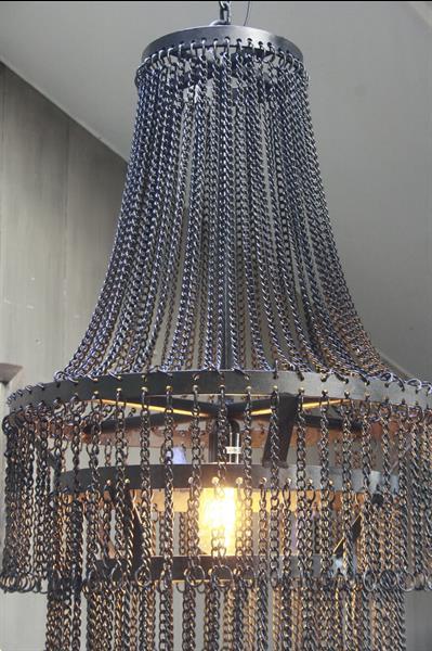 Grote foto landelijk metalen hanglamp katie 65 x 50 cm huis en inrichting overige