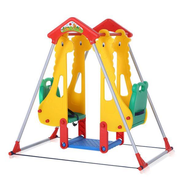 Grote foto speeltoestel kinderschommel giraffe speelparadijs kinderen en baby speeltoestellen en speelhuisjes