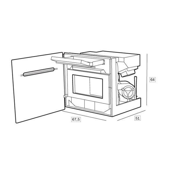 Grote foto pelletkachel dielle fbx 50 s huis en inrichting kachels en openhaarden