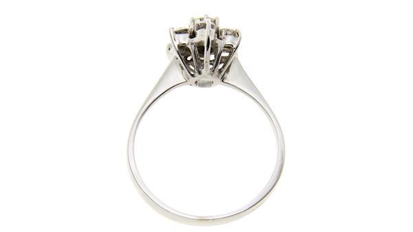 Grote foto witgouden entourage ring met diamant 14 nieuw 1871.25 sieraden tassen en uiterlijk ringen voor haar