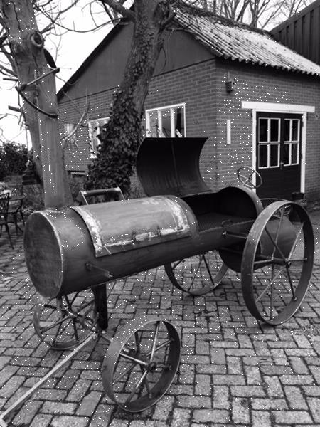 Grote foto mini tractor mini smoker tractor agrarisch tractor toebehoren