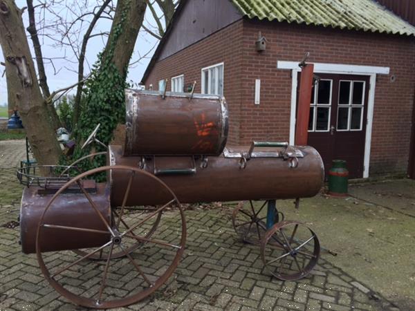 Grote foto tractor smoker nostalgische agrarisch tractoren oldtimers