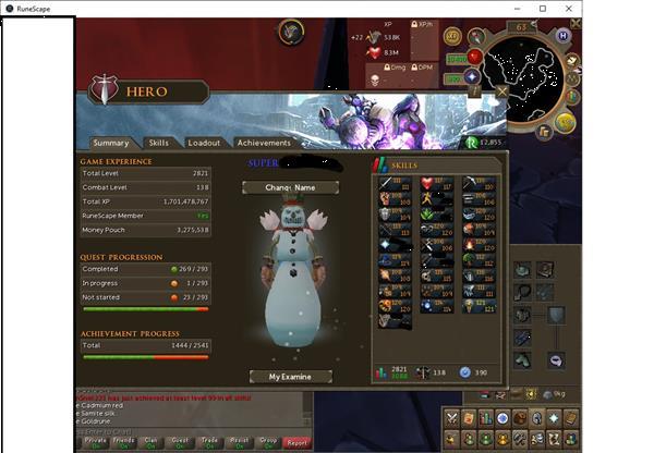 Grote foto runescape 3 account lvl 138 ex completionist spelcomputers games pc