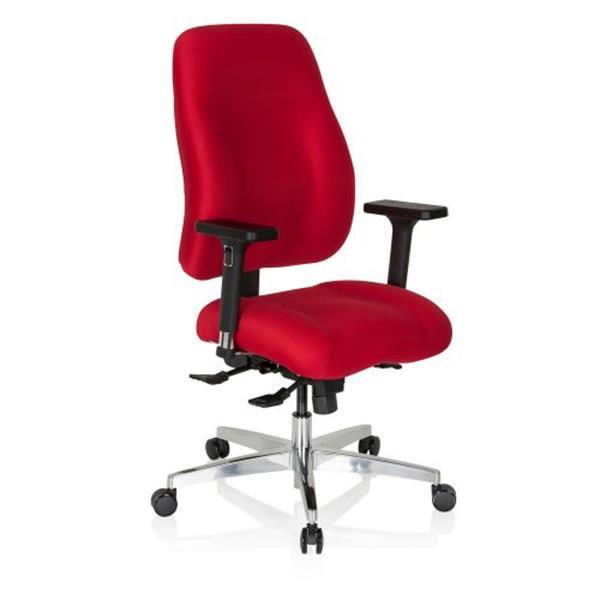 Grote foto zenit comfort professionele bureaustoel rood huis en inrichting stoelen