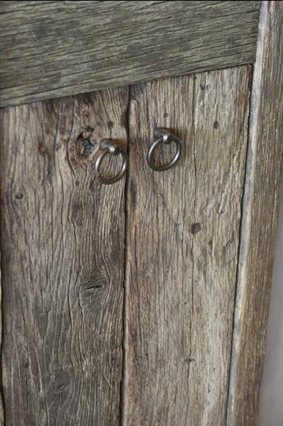 Grote foto landelijk oud eikenhouten toiletmeubel fontein d.grey huis en inrichting complete badkamers