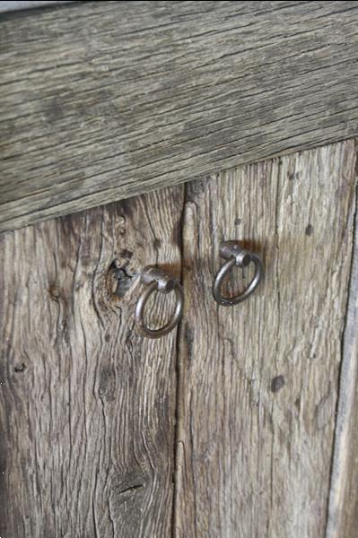 Grote foto landelijk oud eikenhouten toiletmeubel fontein d.grey huis en inrichting complete badkamers