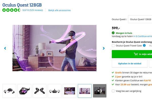 Grote foto oculus qeust 128 gb computers en software kinderen en jeugd