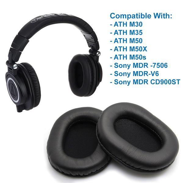 Grote foto mmobiel oorkussens earpads geschikt voor audio technica m50 audio tv en foto koptelefoons