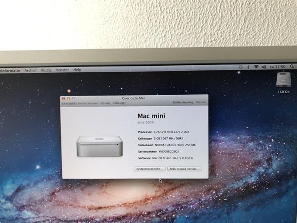 Grote foto te koop mac mini ym008bcc9g5 en ext. h.s. computers en software desktop pc